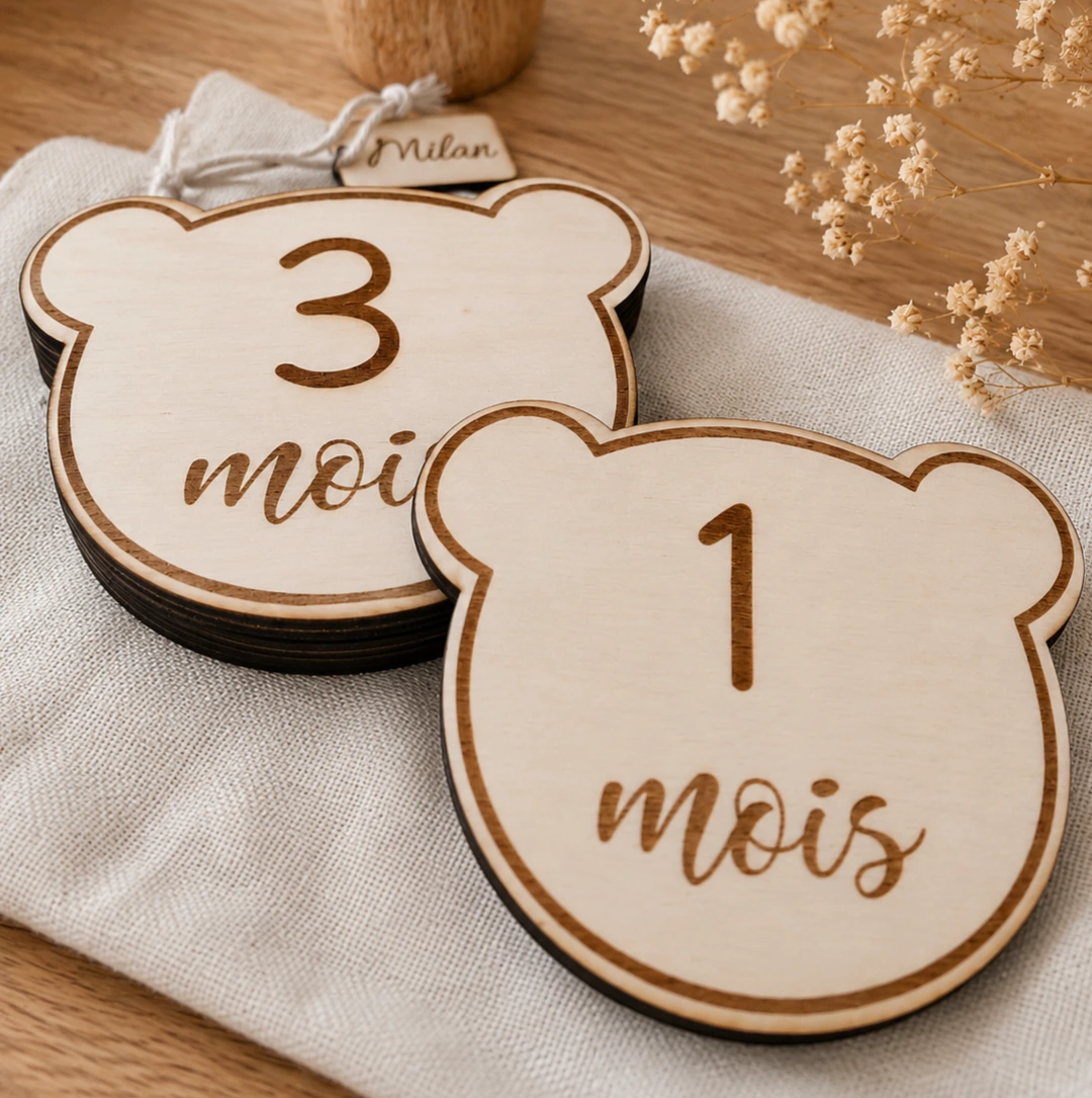 Cartes étapes en bois