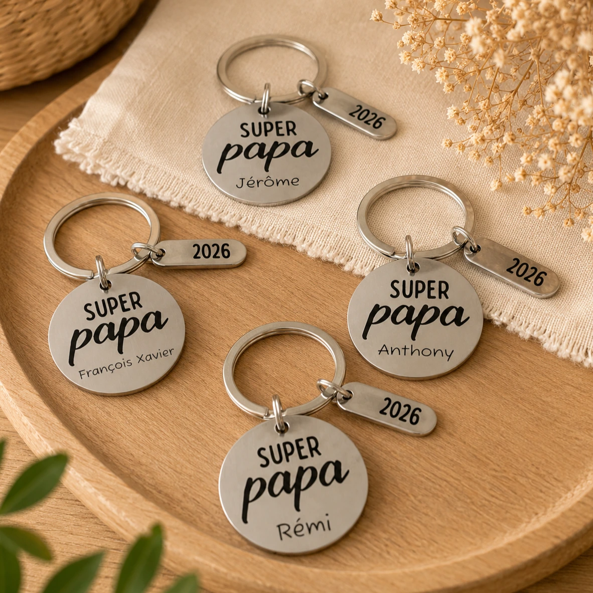 Porte-clé Super Papa